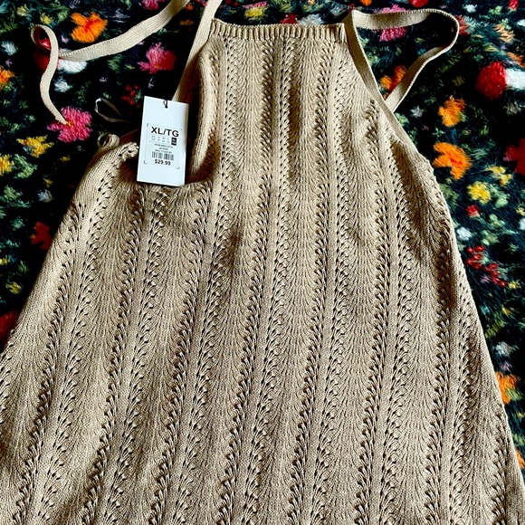 Crochet halter dress NWT - Picture 2 of 2